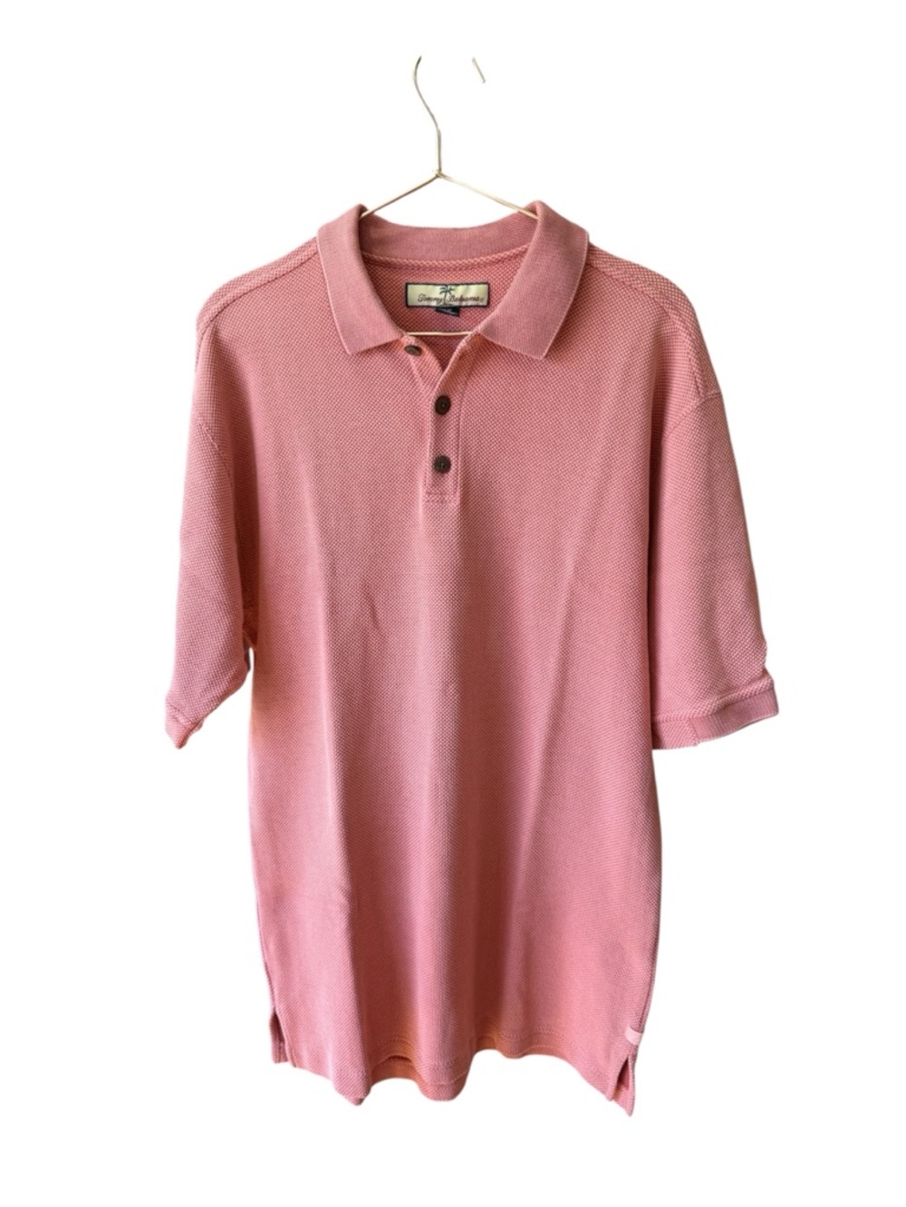 Tommy Bahama Men’s Size Medium 70% Silk Polo Shirt - Classic Short Sleeve